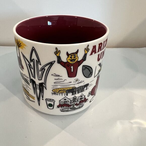 New Starbucks Campus Been There Series Arizona State University ASU 14oz Cup Mug - Picture 3 of 9